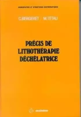 Couverture du produit · precis de litotherapie dechelatrice
