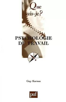 Couverture du produit · Psychologie du travail