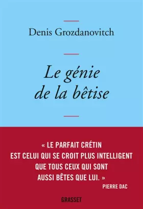 Couverture du produit · Le génie de la bêtise