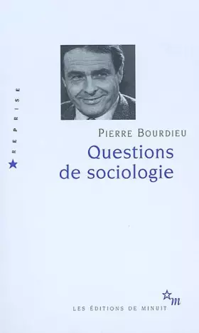 Couverture du produit · Questions de sociologie