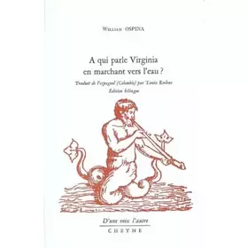 Couverture du produit · A qui parle Virginia en marchant vers l'eau?