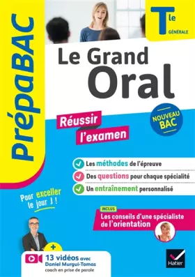 Couverture du produit · Prépabac - Le Grand Oral Tle générale - Bac 2025: méthodes de l'épreuve & questions traitées