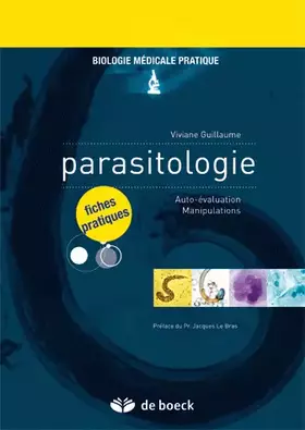 Couverture du produit · Parasitologie: Fiches pratiques - Auto-évaluation/Manipulations