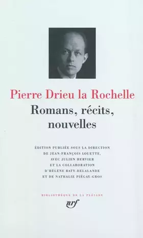 Couverture du produit · Romans, récits, nouvelles