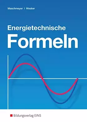Couverture du produit · Energietechnische Formeln: Formelsammlung