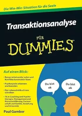 Couverture du produit · Transaktionsanalyse für Dummies