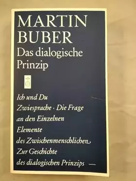 Couverture du produit · Das dialogische Prinzip. (Serie S)