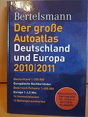 Couverture du produit · Bertelsmann Der Grosse Autoatlas - Deutschland und Europa 2006/2007