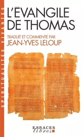 Couverture du produit · Evangile selon thomas. spiritualites vivantes n° 61