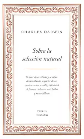 Couverture du produit · SOBRE LA SELECCION NATURAL