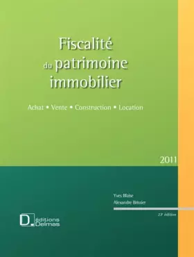 Couverture du produit · Fiscalité du patrimoine immobilier