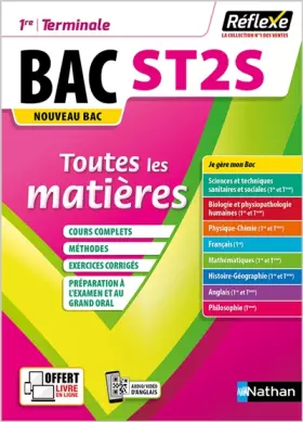 Couverture du produit · Toutes les matières - 1re/Tle ST2S - Réflexe - 2025 (5)