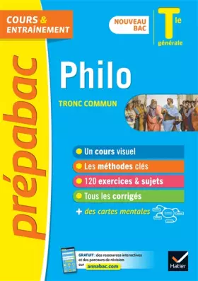Couverture du produit · Prépabac Philosophie Tle générale - Bac 2022: nouveau programme de Terminale