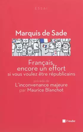 Couverture du produit · Français, encore un effort si vous voulez être républicains: Précédé de L'inconvenance majeure