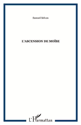 Couverture du produit · L'ascension de Moïse