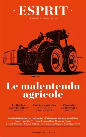 Couverture du produit · Esprit - Le malentendu agricole: Novembre 2024
