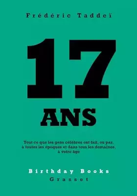 Couverture du produit · 17 ans