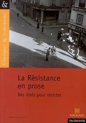 Couverture du produit · n° 96 La résistance en prose - Des mots pour résister