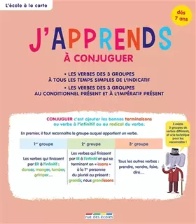 Couverture du produit · J'apprends à conjuguer: dès 7 ans