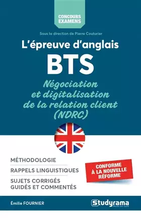 Couverture du produit · L'épreuve d'anglais BTS: Négociation et digitalisation de la relation client (NDRC)