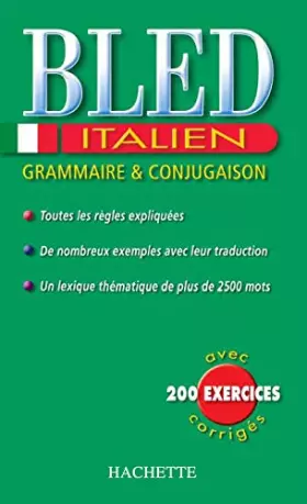 Couverture du produit · Bled Italien : Grammaire et conjugaison