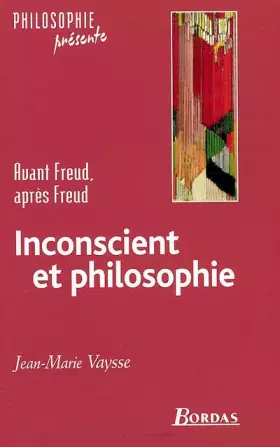 Couverture du produit · INCONSCIENT ET PHILOSOPHIE