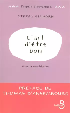 Couverture du produit · L'Art d'être bon
