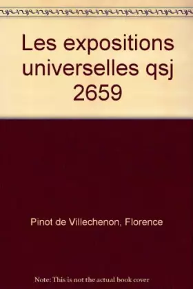 Couverture du produit · Les expositions universelles
