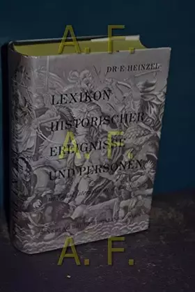 Couverture du produit · Lexikon historischer Ereignisse und Personen in Kunst, Literature und Musik