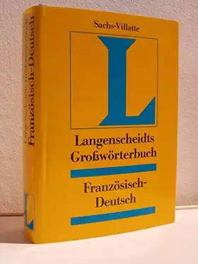 Couverture du produit · Großwörterbuch Französisch - Deutsch