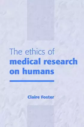 Couverture du produit · The Ethics of Medical Research on Humans