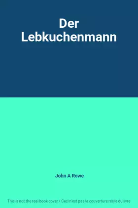 Couverture du produit · Der Lebkuchenmann