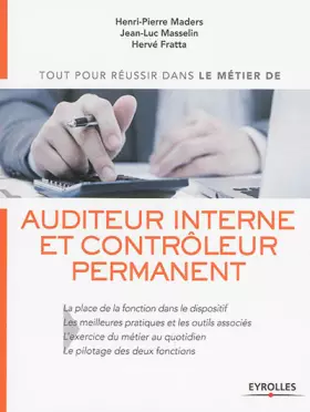 Couverture du produit · Auditeur interne et contrôleur permanent