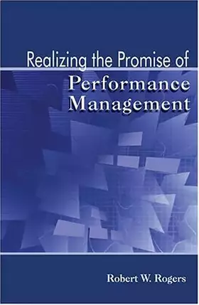 Couverture du produit · Realizing the Promise of Performance Management