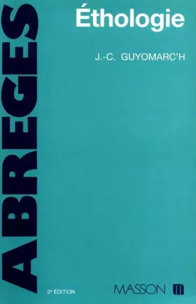 Couverture du produit · Abrégé d'éthologie - 2ème édition