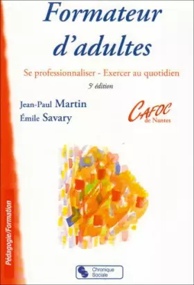 Couverture du produit · Formateurs d'adultes.: 4ème édition