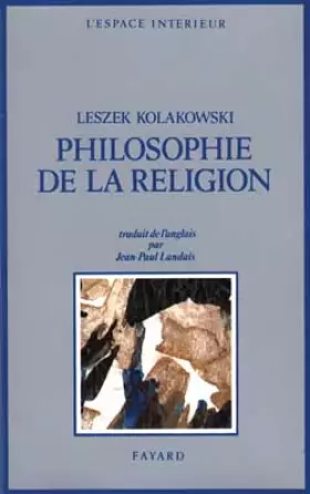 Couverture du produit · Philosophie de la religion