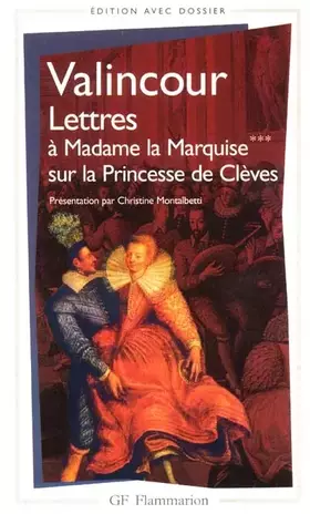 Couverture du produit · Lettres à Madame la Marquise sur la Princesse de Clèves