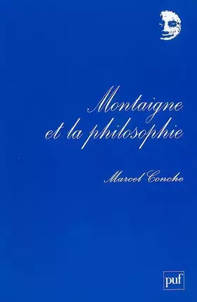 Couverture du produit · Montaigne et la philosophie