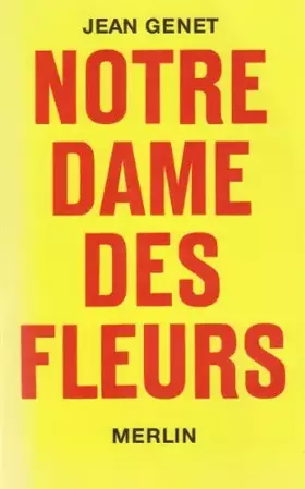 Couverture du produit · Notre Dame des Fleurs