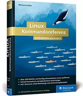 Couverture du produit · Linux Kommandoreferenz: Shell-Befehle von A bis Z