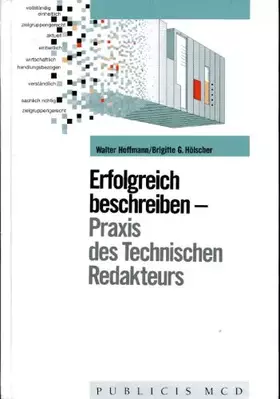Couverture du produit · Erfolgreich beschreiben - Praxis des Technischen Redakteurs