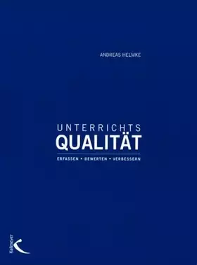 Couverture du produit · Unterrichtsqualität: Erfassen Bewerten Verbessern