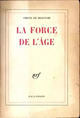 Couverture du produit · Simone de Beauvoir. La Force de l'âge