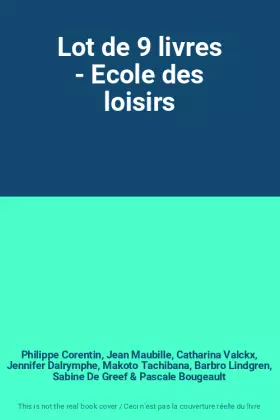 Couverture du produit · Lot de 9 livres - Ecole des loisirs