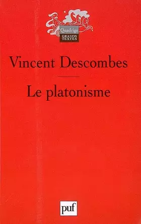 Couverture du produit · Le platonisme