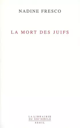 Couverture du produit · La Mort des juifs