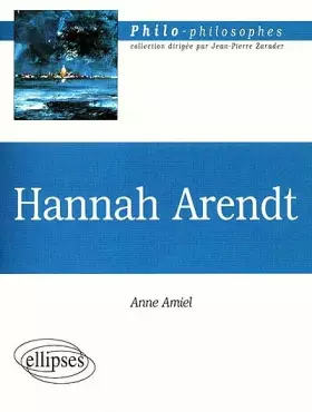 Couverture du produit · Hannah Arendt
