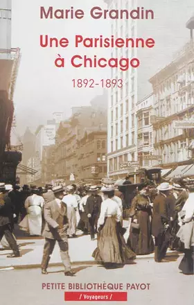 Couverture du produit · Une Parisienne à Chicago : 1892-1893