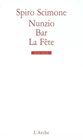 Couverture du produit · Nunzio / Bar / La Fête